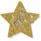 Quilled Star Yellow