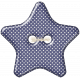 Back To School: Button Star 01 Blue