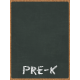 Back To School: 3&quot;x4&quot; Pocket Card, Chalkboard, Black, Pre-K