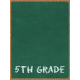 Back To School: 3"x4" Pocket Card, Chalkboard, Green, 5th Grade