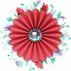 BB Fiesta Accordian Flower