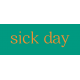 Label Sick Day 2