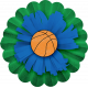 Sports Flower Basketball