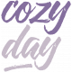 Cozy Day Word Stamp Cozy Day