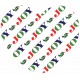 Vintage Xmas Print Heart 5 Untextured