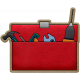 Handy People Leather Toolbox Open