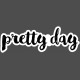Raindrops & Rainbows Print Kit - Word Art Pretty Day