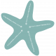 Coastal Print- Starfish