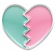 Enamel Pieces Kit 1- Broken Heart 02