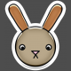 BYB Animals- Bunny Sticker