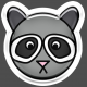 BYB Animals- Raccoon Sticker