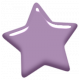 Digital Day Elements - Light Purple Enamel Star