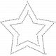 Free Spirit Elements- Stitched Star