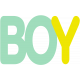 New Day Baby Word Art - Boy