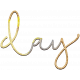 New Day Elements Kit- Cork Word Day