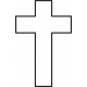 Baptism Word Art- Cross