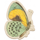 The Good Life July Elements- Chipboard Butterfly 3 Color