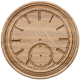 Go West-Elements-Wood Clock