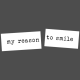 At The Wadi Words & Tags - My Reason To Smile Label