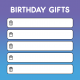 Birthday Pocket Cards Kit #2: Journal Card 10- 4x4