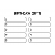 Birthday Pocket Cards Kit #2: Journal Card 10- 4x6 BW