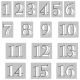 Alpha Template Kit #39: Alpha 39 Template Numbers 1-16