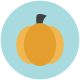 October 31 Words &amp; Labels Kit: label circle pumpkin