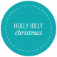 The Good Life: December 2019 Christmas Labels &amp; Words Kit- label holly jolly