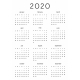 2020 Calendars Kit- print A5