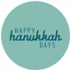 The Good Life- December 2019 Hanukkah Words &amp; Labels- Label Happy Hanukkah Days