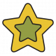 The Good Life- February 2020 Tags &amp; Stickers- Sticker Star Yellow