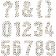 Basic Alphas Kit #1- Alpha 53 Polka Dots Numbers