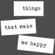 The Good Life- March 2020 Labels &amp; Words- Word Strip Things That Make Me Happy