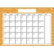 The Good Life- April 2020 Calendars- Calendar 2 5x7 Blank