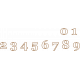 Basic Alphas Kit #2- Alpha 59 Cork Numbers