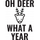 Holiday? Word Art Kit - template oh deer what a year