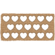 The Good Life- December 2020 Elements- Burlap Heart Mat