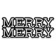The Good Life: December 2020 Christmas Elements- Merry Merry Word Art