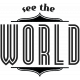 World Traveler-Wordart- See the world template