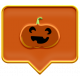 Good Life Oct 21_Speech Balloon-Pumpkin Enamel