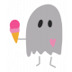 Good Life Oct 21_Ghost With Ice Cream Sticker