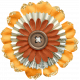 Good Life Nov 21_Flower Layered-Orange 1 White Orange 2 Brown