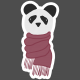 Good Life Nov 21_Sticker- Panda Scarf