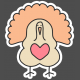 Thanksgiving Stickers &amp; Tape_Turkey Sticker