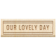 Thanksgiving Elements #2: Wood Label- Our Lovely Day