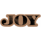 The Good Life December 2021 Collage Kit- Joy Cardboard Sticker