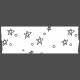 Good Life: January 2022- Washi Tape White Stars