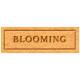 The Good Life: April 2022 Elements- Letterpress label Blooming