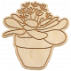 The Good Life: May 2022 Elements- Wood Flower pot