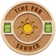 GL22 June School&#039;s Out Badge Time For Summer